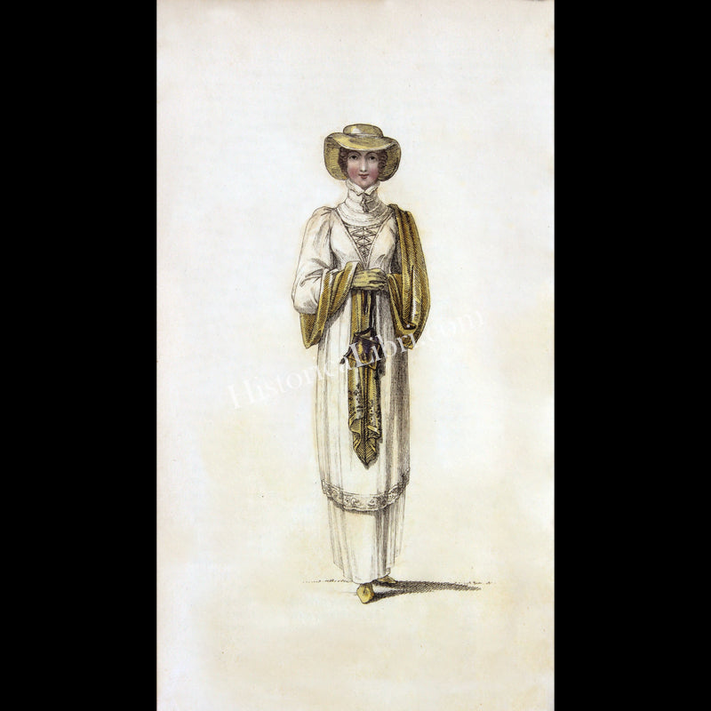 Ackermann's Repository 1810 May Plate 31 Walking Dress