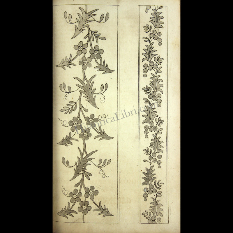 Ackermann's Repository 1812 October Plate 28 Pattern for Needlework