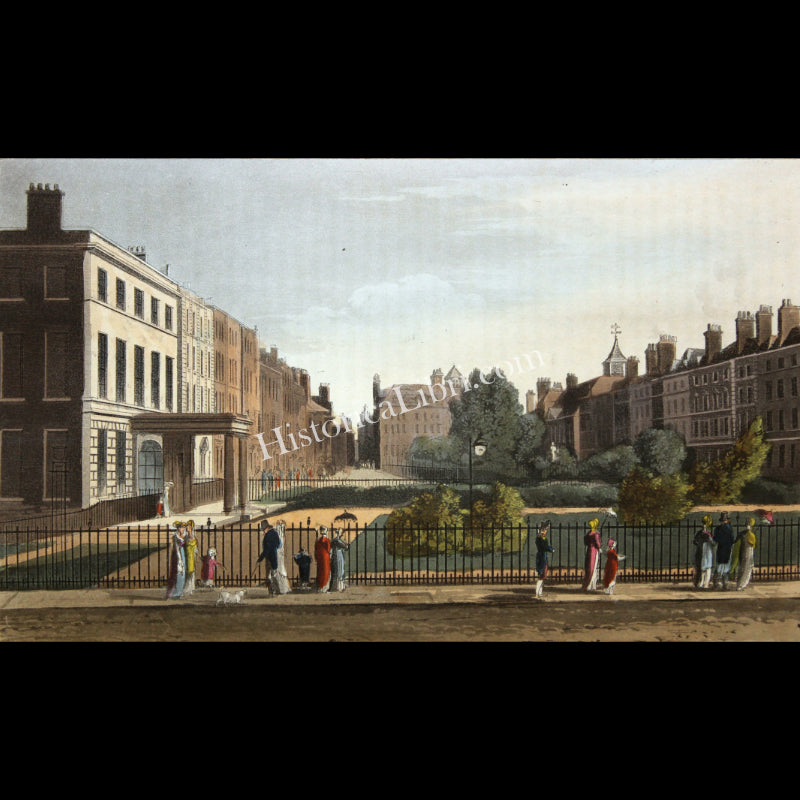 Ackermann's Repository 1812 September Plate 16 Queen Square