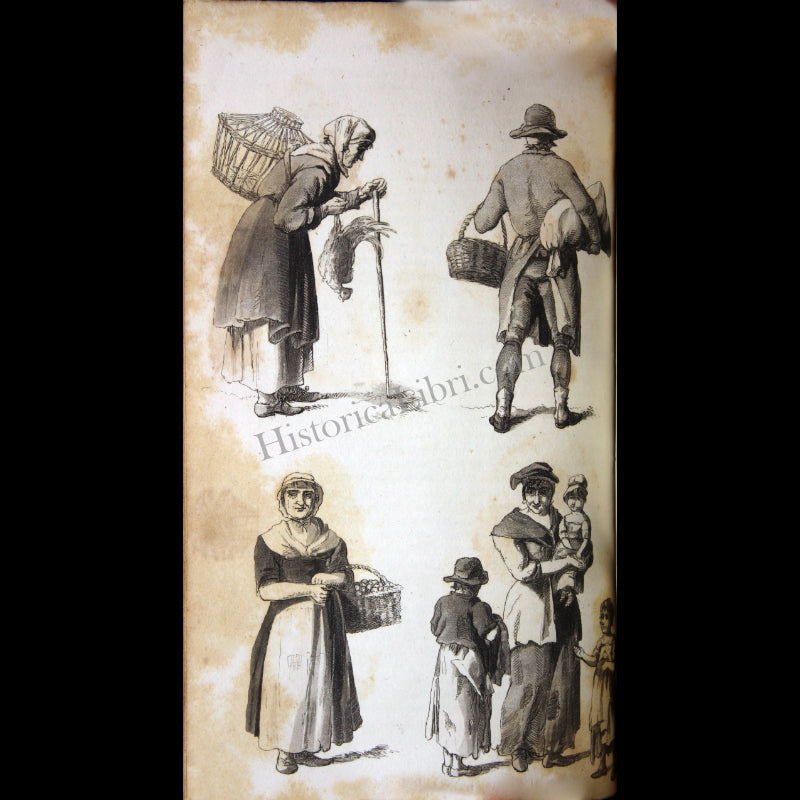 Ackermann's Repository 1813 April Plate 26 Pyne's Figures