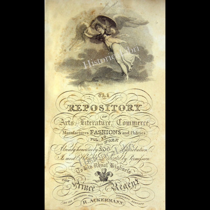Ackermann's Repository 1813 Frontispiece for Volume 10