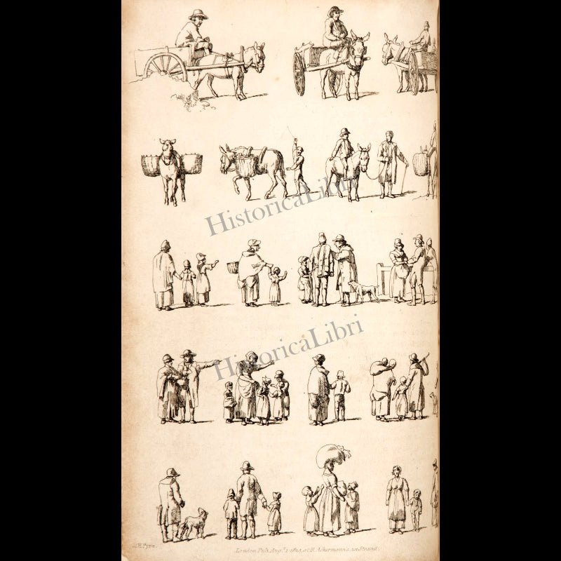 Ackermann's Repository 1814 August Pyne's Figures