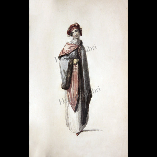 Ackermann's Repository 1814 March Plate 17 Walking Dress