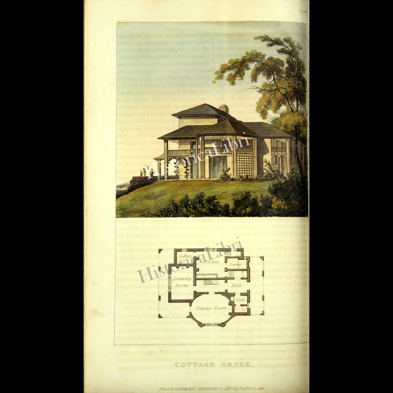 Ackermann's Repository 1816 November Plate 25 Cottage Ornee