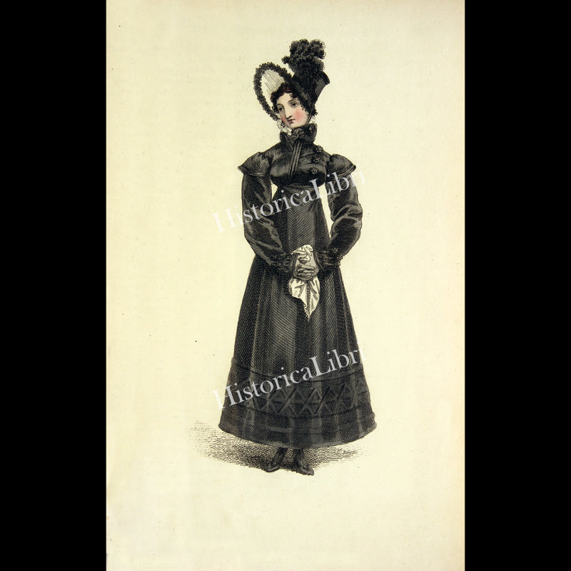 Ackermann's Repository 1817 December Plate 34 Walking Dress