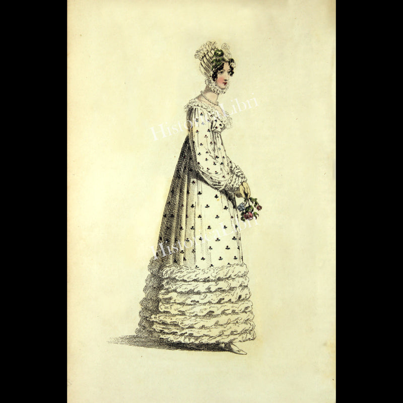 Ackermann's Repository 1817 July Plate 3 Dinner Dress