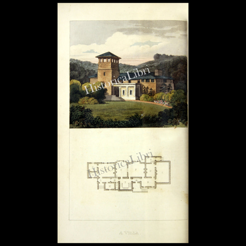 Ackermann's Repository 1817 May Plate 26 A Villa