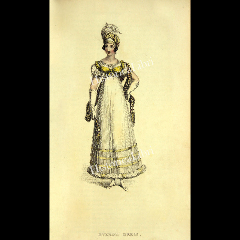 Ackermann's Repository 1818 April Plate 23 Evening Dress