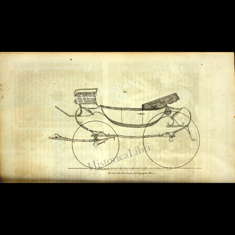 Ackermann's Repository 1818 April Plate 26 Elevation of a Patent Carriage