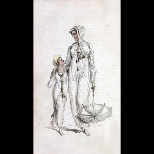 Ackermann's Repository 1809 August Plate 11 Walking Costume