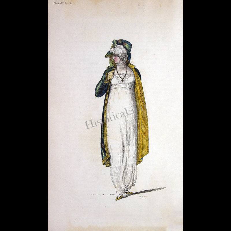 Ackermann's Repository 1809 December Plate 37 Tytolese Walking Dress