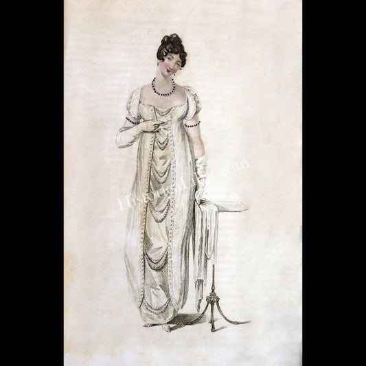 Ackermann's Repository 1809 May Plate 23 Ball Dress