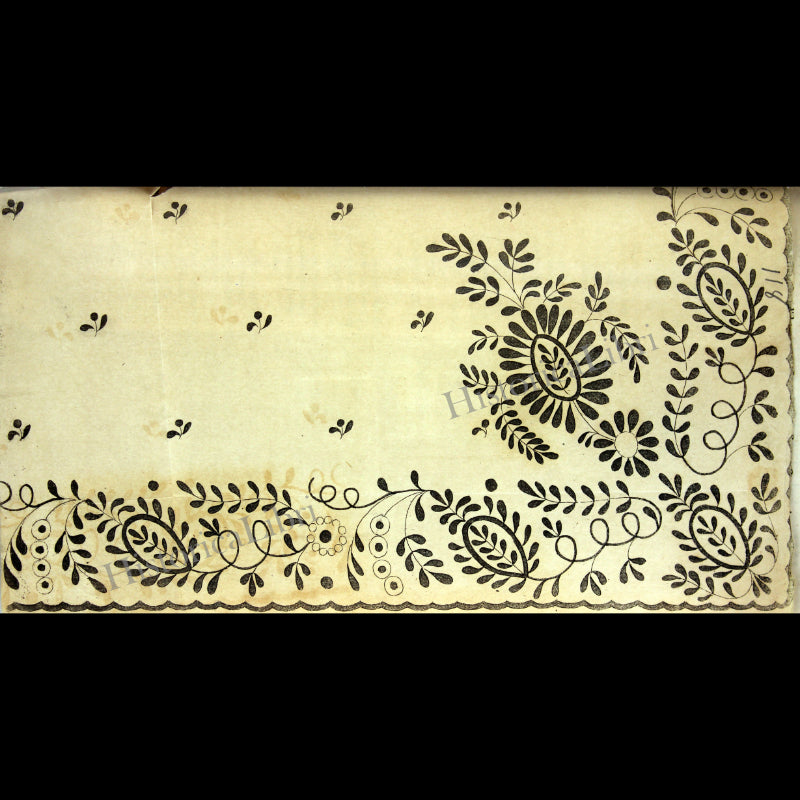 Ackermann's Repository 1813 August Plate 14 Pattern for Needlework