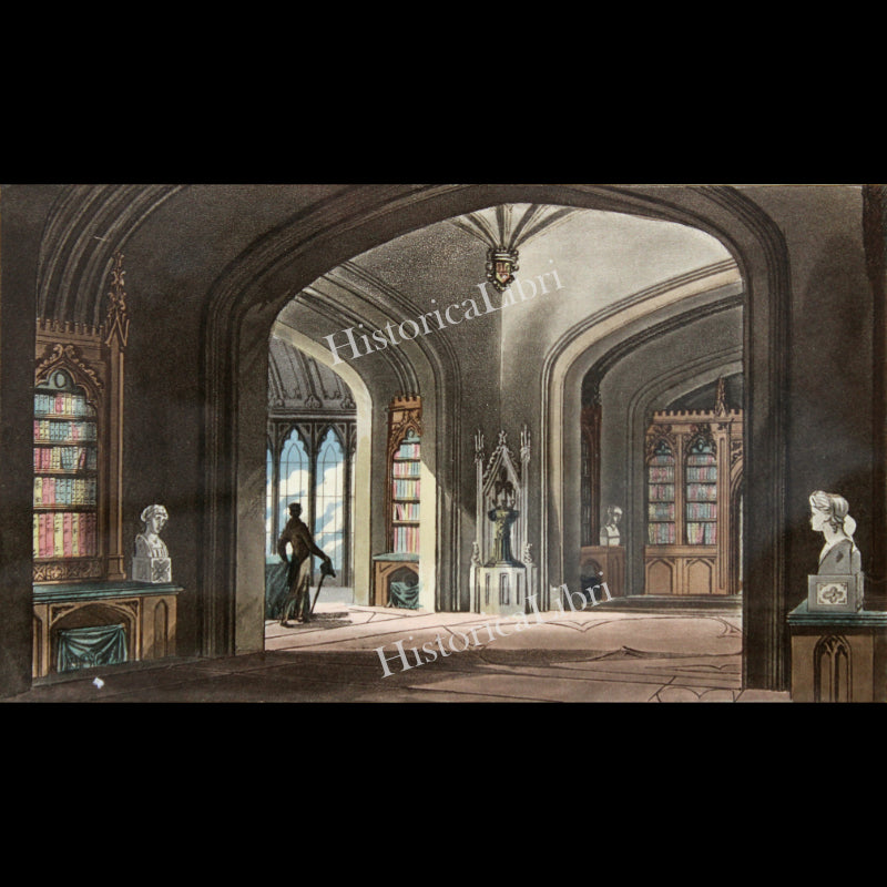 Ackermann's Repository 1813 July Plate 2 A Library