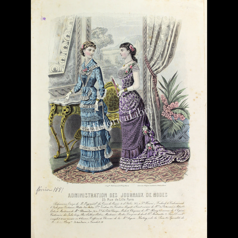 Administration des Journaux de Modes 1881 February Plate 227