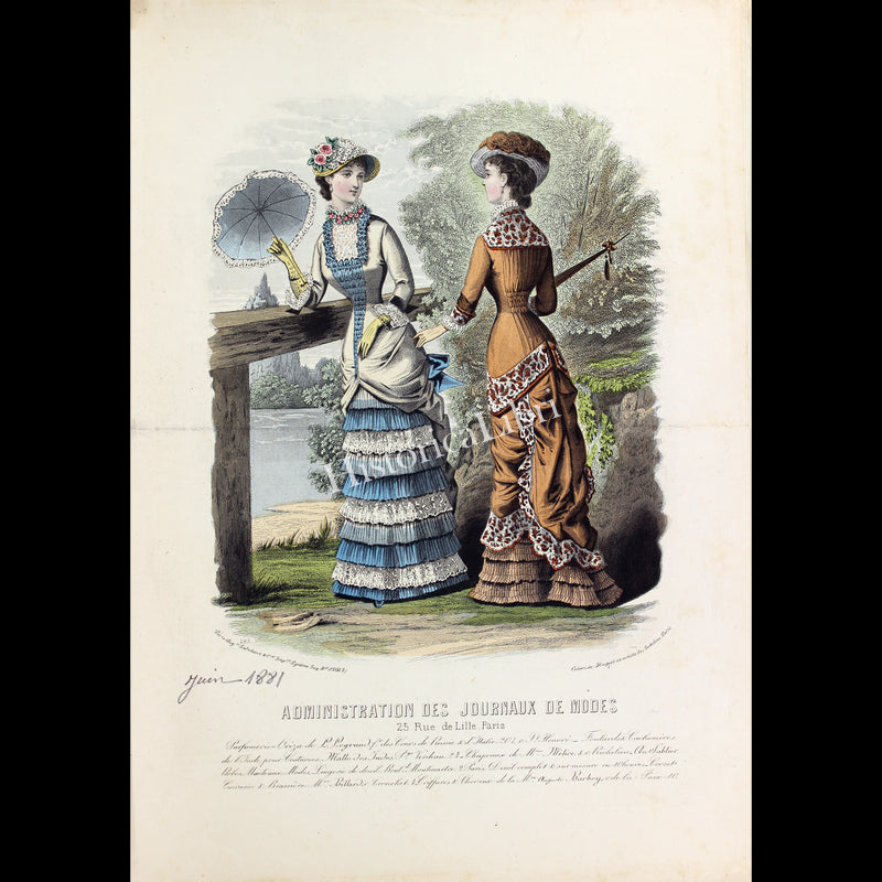 Administration des Journaux de Modes 1881 June Plate 282