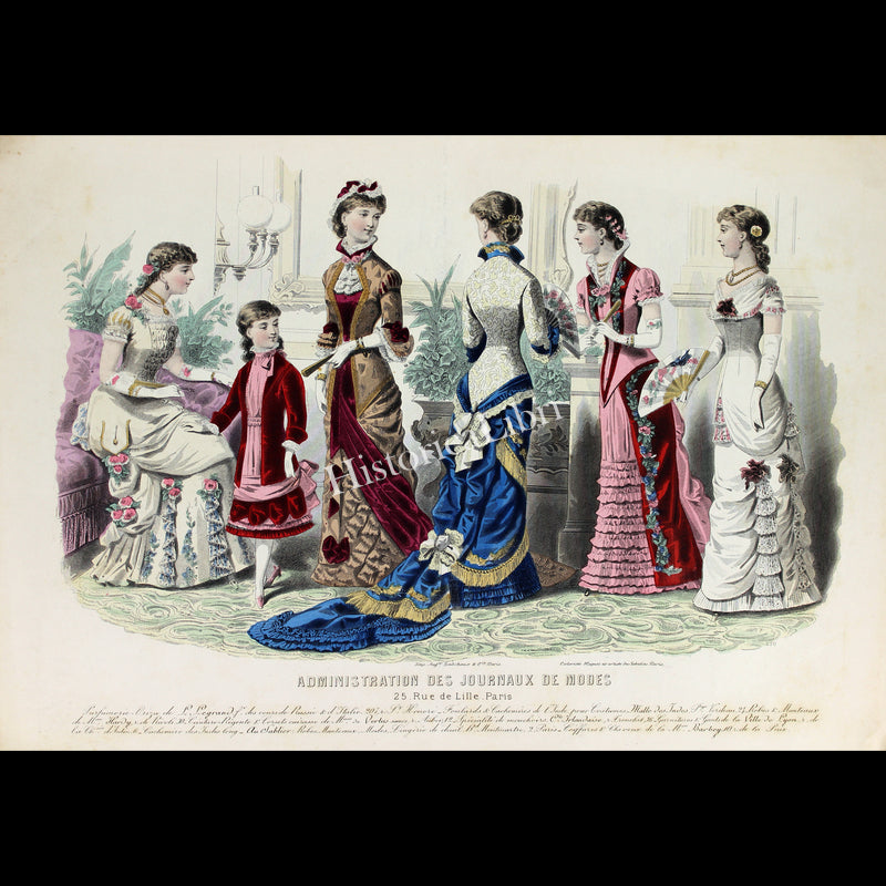 Administration des Journaux de Modes 1881 Plate 270