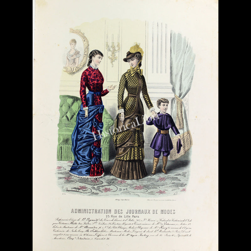 Administration des Journaux de Modes 1881 Plate 274