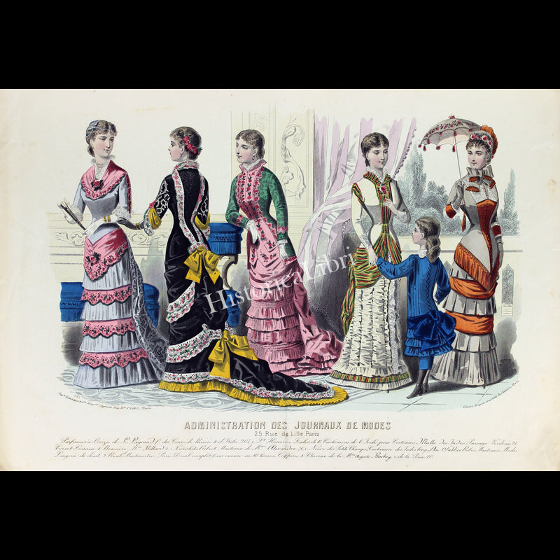 Administration des Journaux de Modes 1881 Plate 281