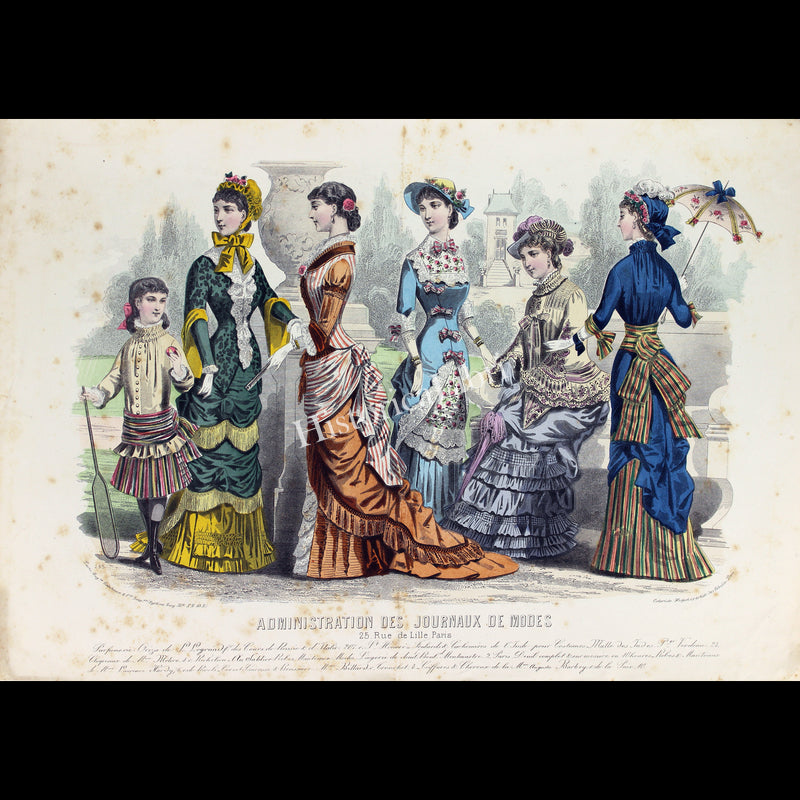 Administration des Journaux de Modes 1881 Plate 283