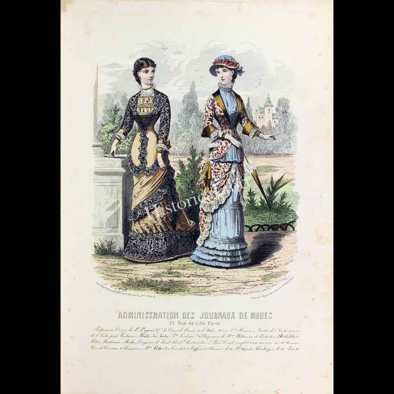 Administration des Journaux de Modes 1881 Plate 286
