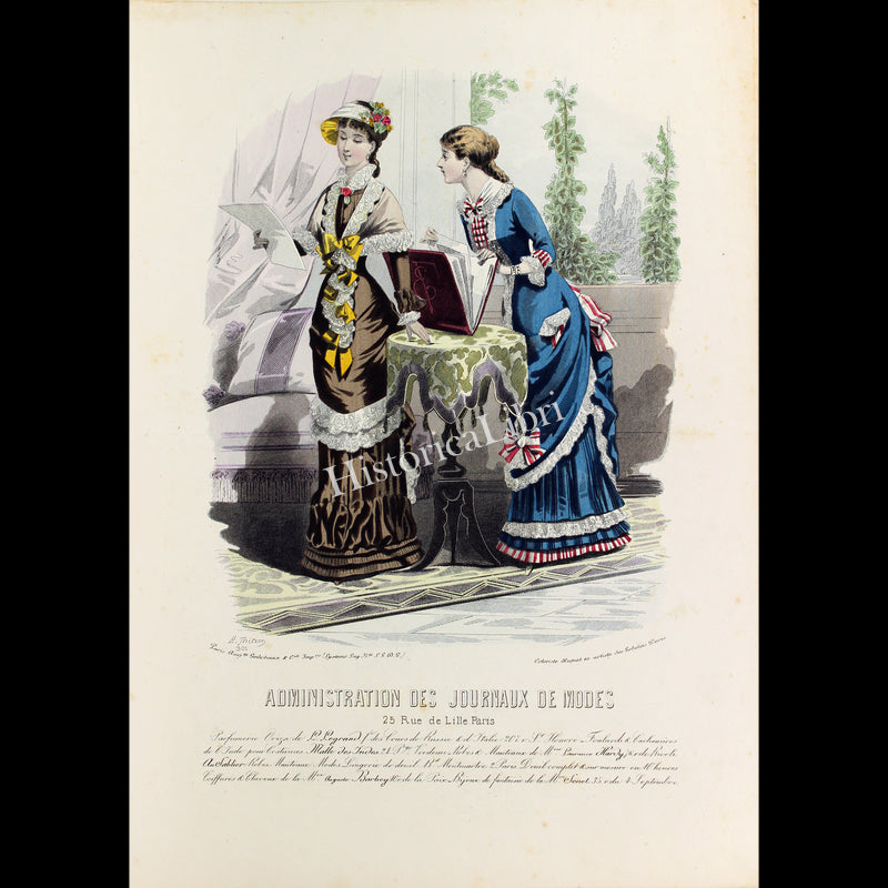 Administration des Journaux de Modes 1880s Plate 301
