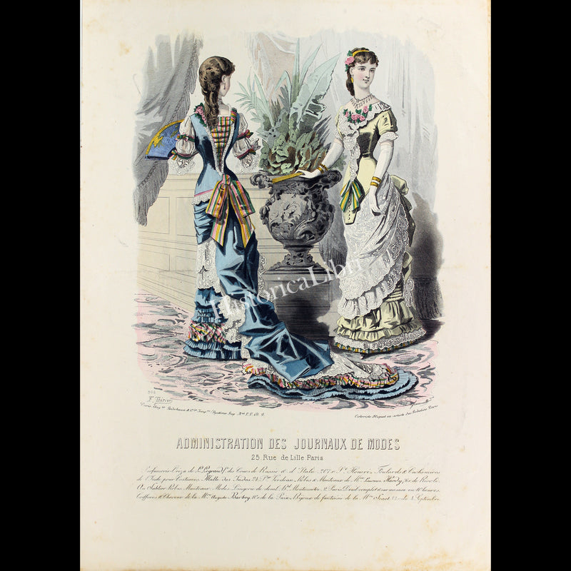Administration des Journaux de Modes 1880s Plate 302