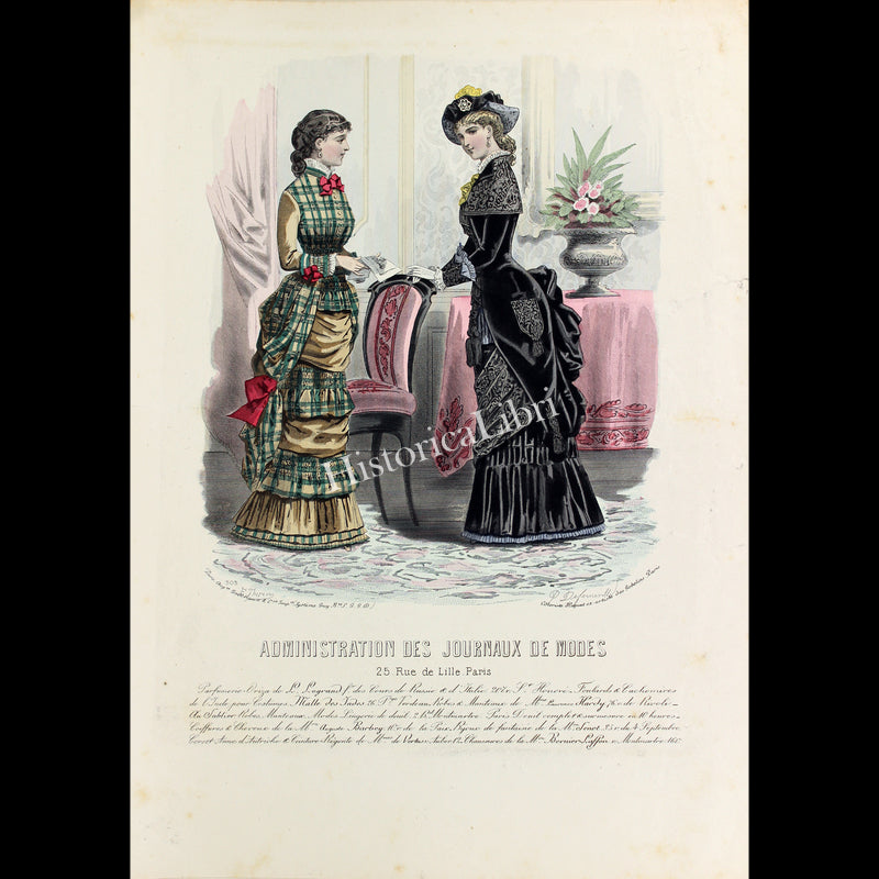 Administration des Journaux de Modes 1880s Plate 303