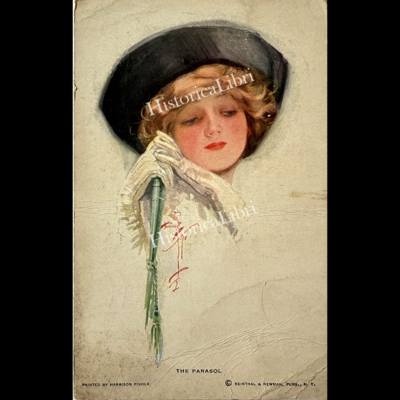 Harrison Fisher 1910 The Parasol