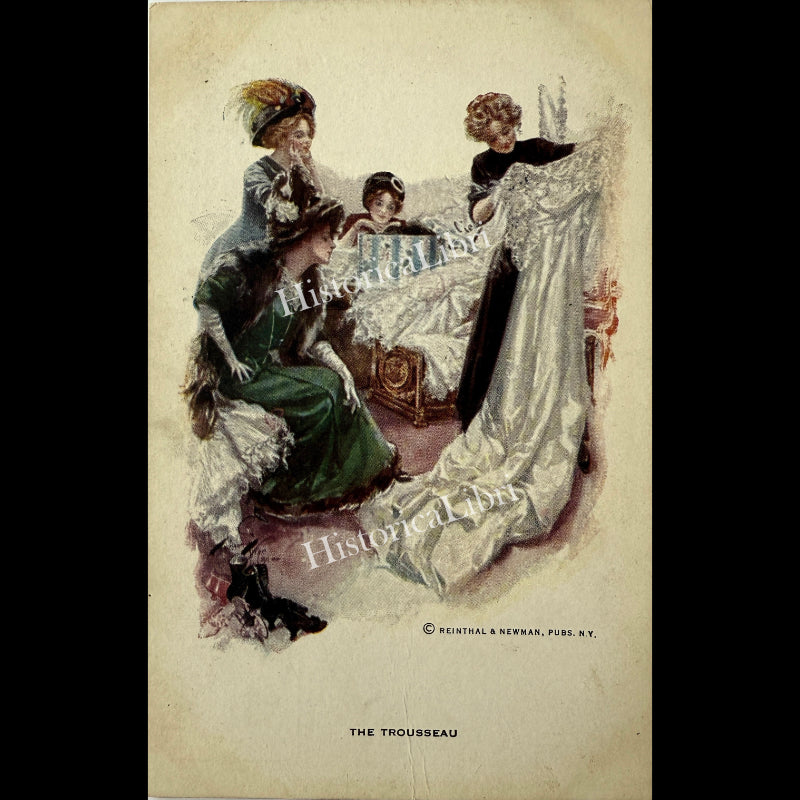 Harrison Fisher 1917 The Trousseau