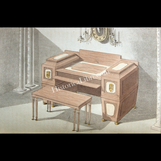 Ackermann's Repository 1810 April Plate 24 A Patent Sideboard