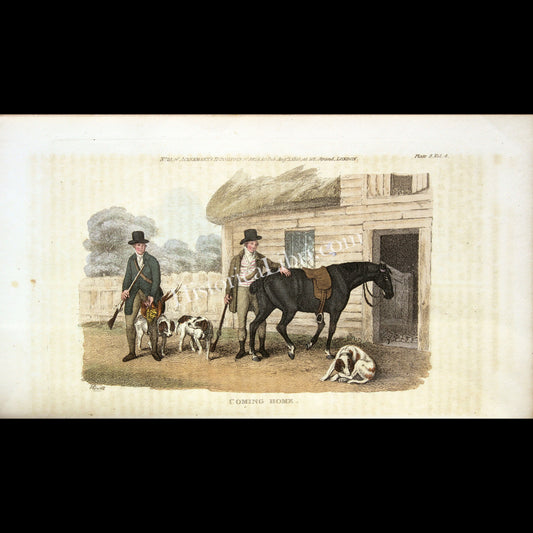 Ackermann's Repository 1810 August Plate 8 Coming Home