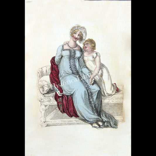 Ackermann's Repository 1810 January Plate 4 Evening Dress