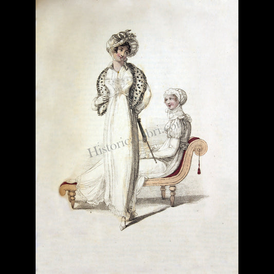 Ackermann's Repository 1810 November Plate 30 Walking and Morning Dress