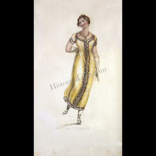 Ackermann's Repository 1811 April Plate 24 Ball Dress