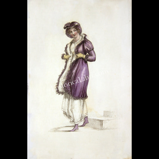 Ackermann's Repository 1811 April Plate 25 Walking Dress