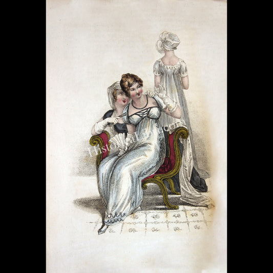 Ackermann's Repository 1811 January Plate 3 Evening Dresses