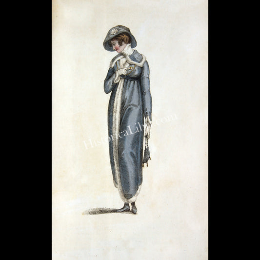 Ackermann's Repository 1811 January Plate 4 Walking Dress