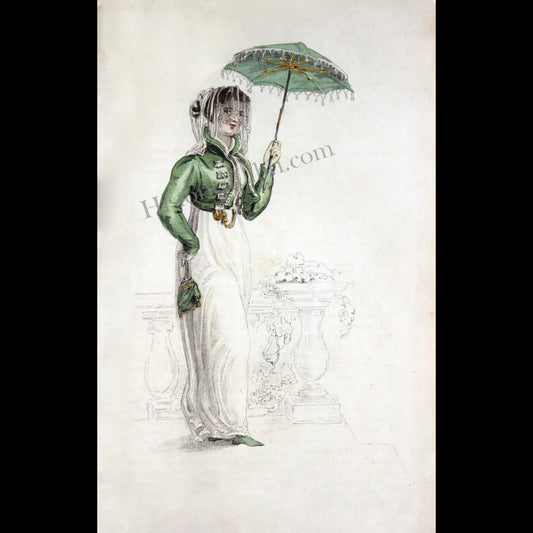 Ackermann's Repository 1811 July Plate 5 Promenade Dress