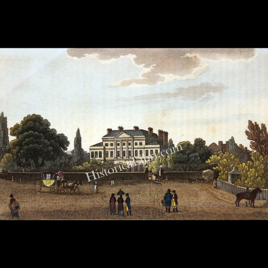 Ackermann's Repository 1811 May Plate 28 Lansdowne House, Berkley Square