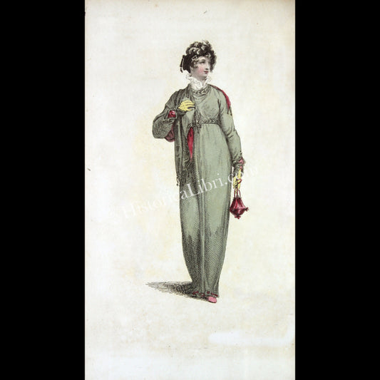 Ackermann's Repository 1812 January Plate 4 Half Dress