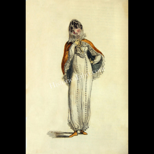 Ackermann's Repository 1812 June Plate 39 Walking Dress