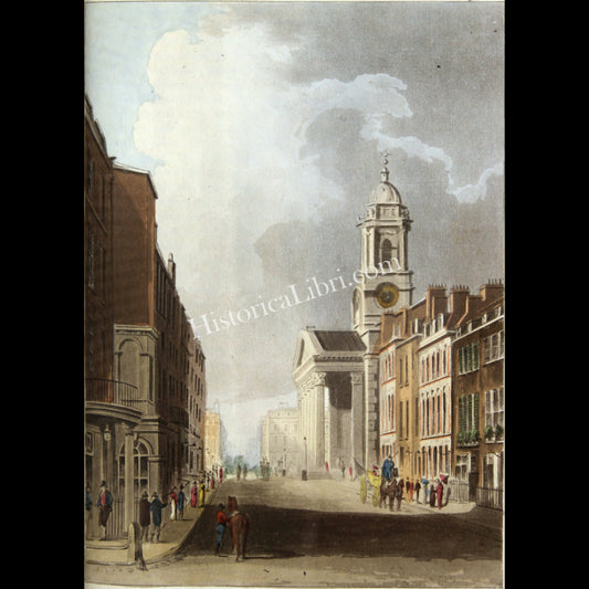 Ackermann's Repository 1812 November Plate 29 George Street, Hanover Square