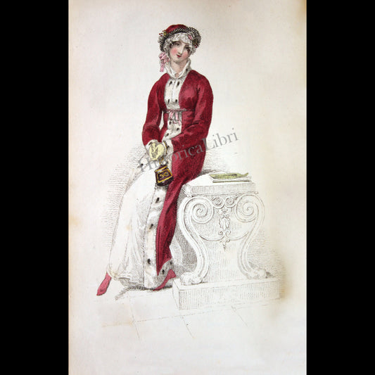 Ackermann's Repository 1813 January Plate 5 Morning Walking Dress