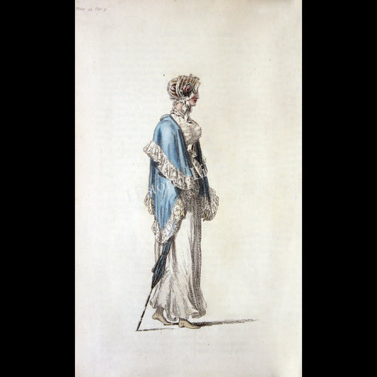 Ackermann's Repository 1813 June Plate 45 Promenade Dress