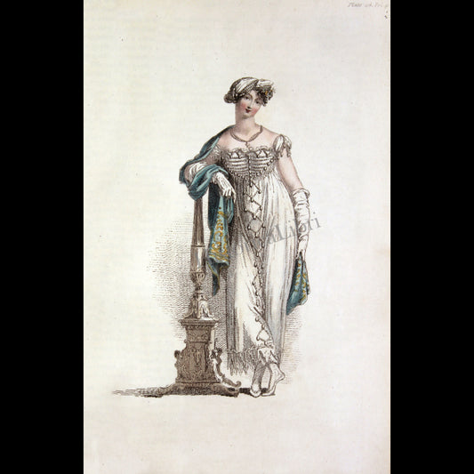 Ackermann's Repository 1813 June Plate 46 Ball Dress