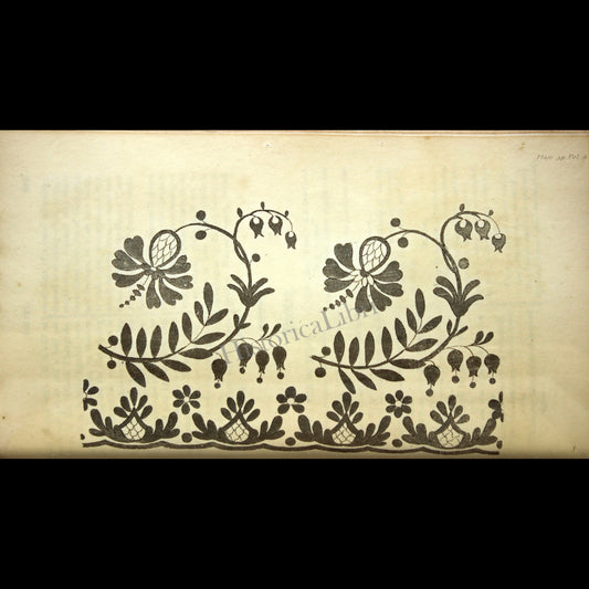 Ackermann's Repository 1813 May Plate 39 Pattern for Needlework