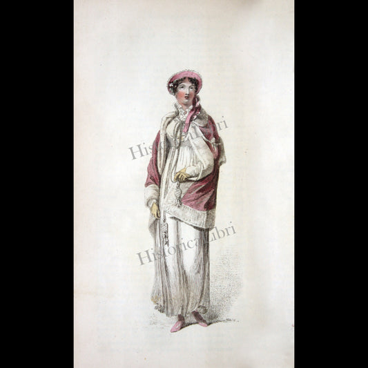 Ackermann's Repository 1814 April Plate 24 Walking Dress