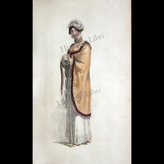 Ackermann's Repository 1814 February Plate 12 Walking Dress