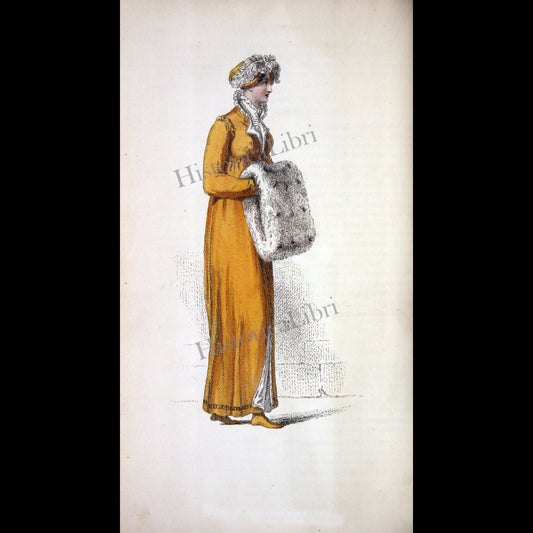 Ackermann's Repository 1814 January Plate 4 Promenade Dress